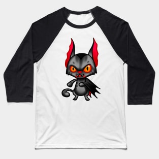 Vampire cat Baseball T-Shirt